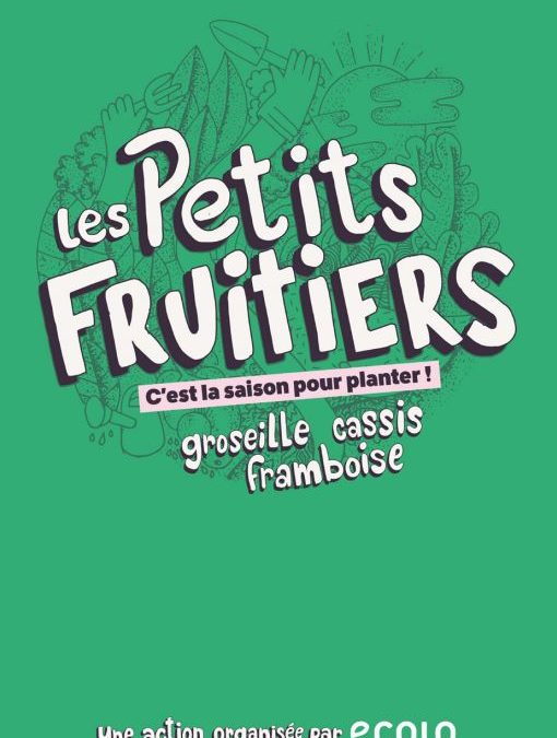 Ecolo Ecaussinnes sur le terrain pour l’action « petits fruitiers »!